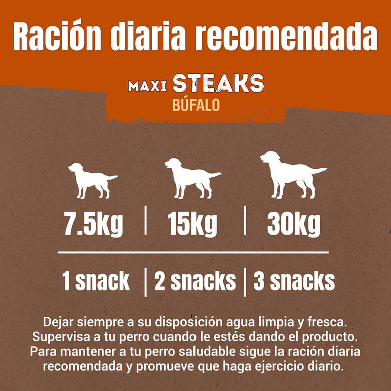 Adventuros Filetes Maxi de Búfalo para perros, , large image number null